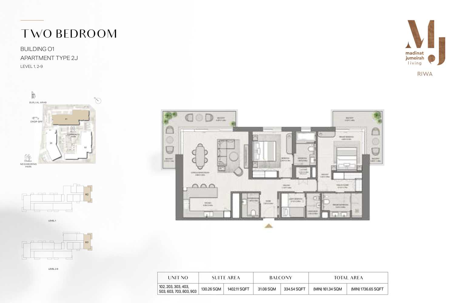 Unit 102,203,303,403,503,603,703,803,903